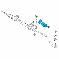 OEM 2020 Lexus NX300h Boot, Steering Rack Diagram - 45535-49045