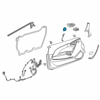 OEM Buick Cascada Mirror Switch Diagram - 13271827