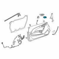 OEM 2017 Buick Cascada Window Switch Diagram - 13301886