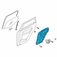 OEM 2017 Kia Soul EV Panel Assembly-Rear Door Module Diagram - 83471B2000
