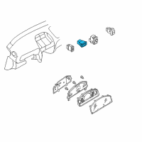 OEM Nissan Sentra Switch Assy-Trunk Opener Diagram - 25380-71L00