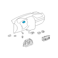 OEM 2007 Saturn Ion Hazard Switch Diagram - 22666422