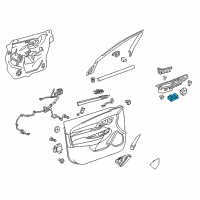 OEM 2015 Chevrolet SS Window Switch Diagram - 92259977