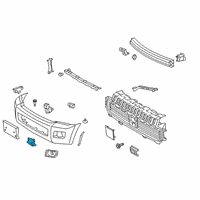 OEM 2021 Toyota Sequoia Sonar Sensor Diagram - 88210-0C040