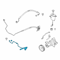 OEM BMW 535i GT xDrive Return Pipe Diagram - 32-41-6-789-455