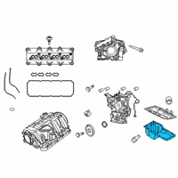 OEM 2021 Jeep Grand Cherokee Pan-Engine Oil Diagram - 68160481AC