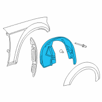 OEM 2020 Dodge Challenger Shield-Splash Diagram - 68184705AF