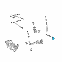 OEM 2002 Toyota RAV4 Shock Bracket Diagram - 48505-42020