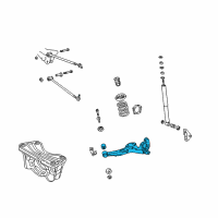 OEM 2004 Toyota RAV4 Trailing Arm Diagram - 48710-42010