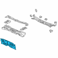 OEM 1999 Honda Accord Dashboard (Lower) Diagram - 61500-S84-A00ZZ