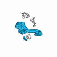 OEM 2003 BMW X5 Gearbox Support Diagram - 22-31-6-751-228