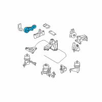 OEM Toyota Torque Strut Diagram - 12363-0P050