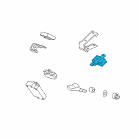 OEM 2009 Acura TSX Sensor Assembly, Initiator Diagram - 39360-TL2-A01