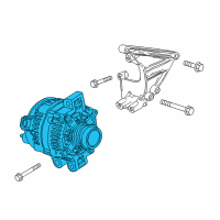 OEM Cadillac CT4 Alternator Diagram - 22807980