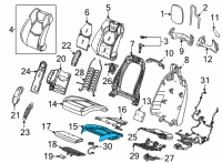 OEM 2022 Cadillac CT4 Seat Cushion Pad Diagram - 84996760