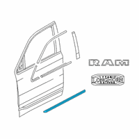 OEM 2020 Ram 1500 Molding-Front Door Diagram - 5ZH21SZ0AC