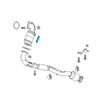 OEM Buick Envision Front Pipe Stud Diagram - 11547306