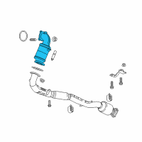 OEM 2014 Buick Regal Catalytic Converter Diagram - 12660225