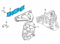OEM 2022 Nissan Sentra Gasket-Exhaust Manifold Diagram - 14036-5TC0A