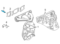 OEM 2014 Nissan NV200 Stud Exhaust Diagram - 14064-JD00B