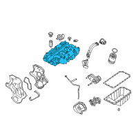 OEM Jeep Liberty Cover-Cylinder Head Diagram - 5093897AC