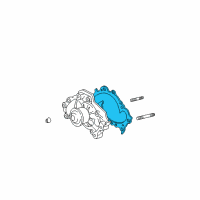 OEM 2000 Lexus RX300 Gasket, Water Pump Diagram - 16271-20020