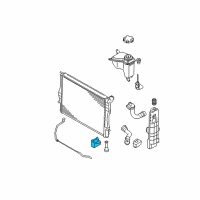 OEM BMW 328xi Lower Cooler Bracket Diagram - 17-11-7-524-956