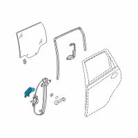 OEM 2010 Chevrolet Aveo Window Motor Diagram - 95391355