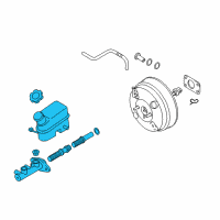 OEM 2014 Kia Sportage Cylinder Assembly-Brake Diagram - 585102S201DS