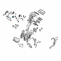 OEM 2008 Hyundai Veracruz Temperature Door Actuator Diagram - 97159-3J000