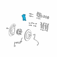 OEM Jeep Wrangler Adapter-Disc Brake CALIPER Diagram - 68384498AA