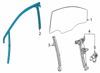 OEM 2022 Buick Encore GX Run Channel Diagram - 42758037