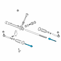 OEM 2011 Nissan Juke Socket Kit-Tie Rod, Inner Diagram - D8521-1KA0A