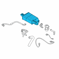 OEM 2022 Hyundai Accent CANISTER Assembly Diagram - 31420-H9600