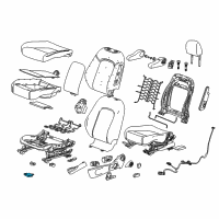 OEM 2018 Buick Cascada Module Asm-Front Seat Vent Fan Control Diagram - 13502042