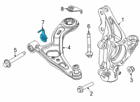 OEM 2022 Ford Mustang Mach-E RETAINER - NUT Diagram - LJ9Z-2C308-B