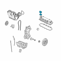 OEM 2011 Honda Civic Cap Assembly, Oil Filler Diagram - 15610-PZA-A02