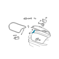 OEM 2011 Dodge Avenger Hinge-Deck Lid Diagram - 5155000AH