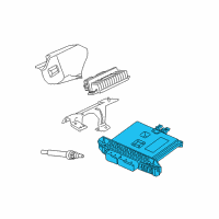 OEM Ford ECM Diagram - 8C3Z-12A650-EDC