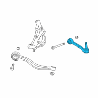 OEM 2017 Cadillac ATS Rear Lower Control Arm Diagram - 23462010