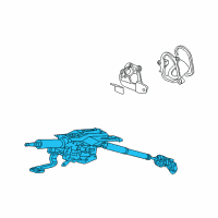 OEM Acura TSX Column Assembly, Steering Diagram - 53200-SDA-A01