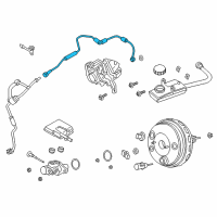 OEM 2018 Ford C-Max Vacuum Tube Diagram - FV6Z-2420-A