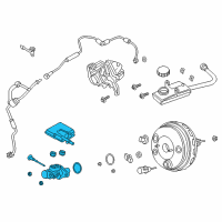 OEM 2017 Ford C-Max Master Cylinder Diagram - FV6Z-2140-A