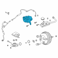 OEM 2015 Lincoln MKZ Vacuum Pump Diagram - DG9Z-2A451-A