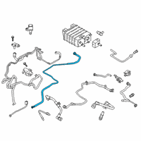 OEM Lincoln Vapor Hose Diagram - HG9Z-9D667-A