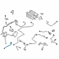 OEM 2018 Ford Fusion Lower Oxygen Sensor Diagram - FL3Z-9G444-E