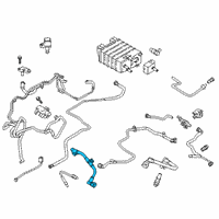 OEM 2015 Ford Edge Crankcase Tube Diagram - F2GZ-6758-B