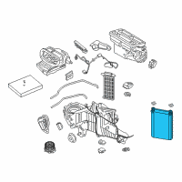 OEM 2020 Ford F-250 Super Duty Heater Core Diagram - FL3Z-18476-B