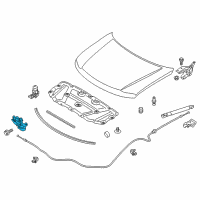 OEM Nissan Armada Hood Lock Switch Diagram - 65601-1LB0A