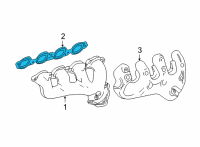 OEM 2014 Chevrolet Corvette Manifold Gasket Diagram - 12657093